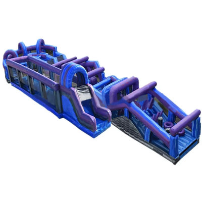 Features PORTABLE Inflatable Obstacle Course Adult Game for Sports and Kids' Activities