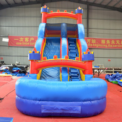CE/EN71/EN14960 Certified 29f Inflatable Pool Slide Perfect for Indoor and Outdoor Fun