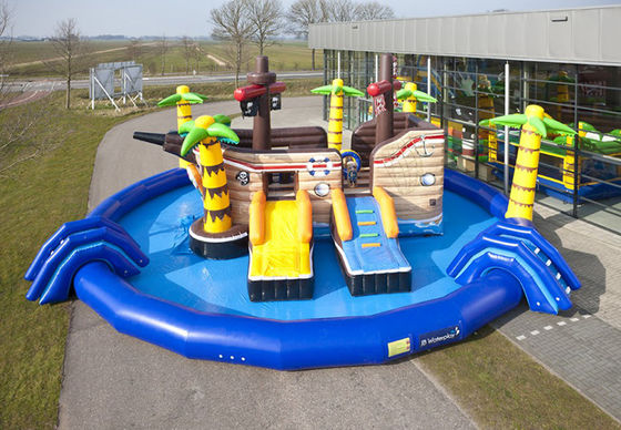 Inflatable Water Park Slides for Kids' Parties Durable Combo Slide and Swimming Pool