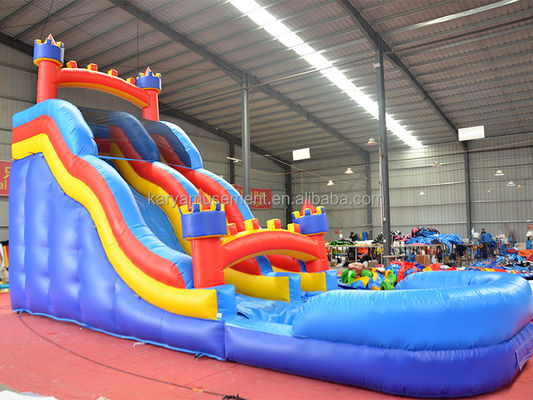 CE/EN71/EN14960 Certified 29f Inflatable Pool Slide Perfect for Indoor and Outdoor Fun