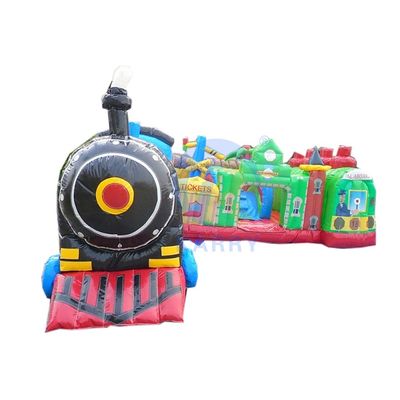 PVC Material Kids Activity Center Inflatable Bounce House Obstacle Course for Event