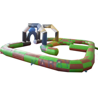 Amusement Digital Printing PVC Inflatable Bumper Car Track for Indoor or Outdoor Fun