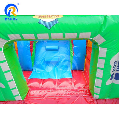 PVC Material Kids Activity Center Inflatable Bounce House Obstacle Course for Event