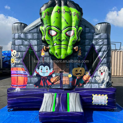 14 Years up Christmas 13x13ft Kids Inflatable Bounce House White Inflatable Bubble House
