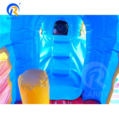 PVC Material Kids Activity Center Inflatable Bounce House Obstacle Course for Event
