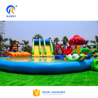 Experience the Thrill of Our Inflatable Water Park Perfect for Adults' Party Rentals