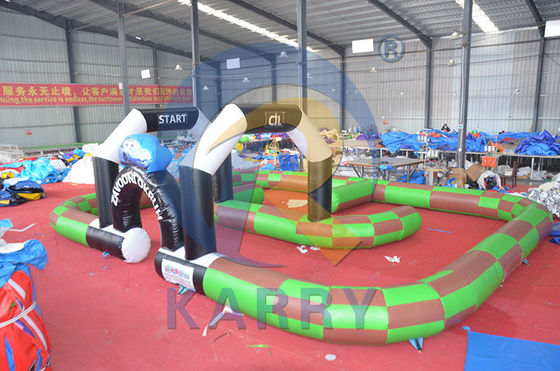 Amusement Digital Printing PVC Inflatable Bumper Car Track for Indoor or Outdoor Fun