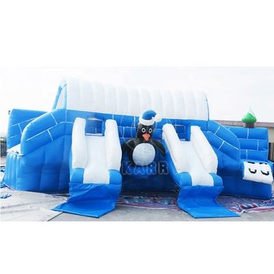 Oversized Pool Polar Bear Inflatable Water World with Customized Size Water Slides