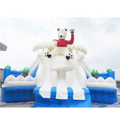 Oversized Pool Polar Bear Inflatable Water World with Customized Size Water Slides