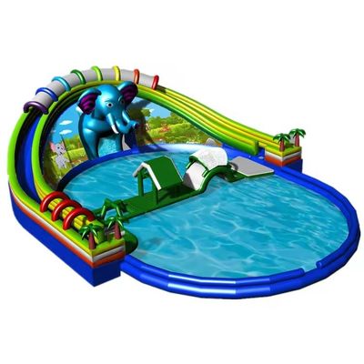 Max Capacity 100-500kg Inflatable Water Park Water Attractions Amusement Park for Party