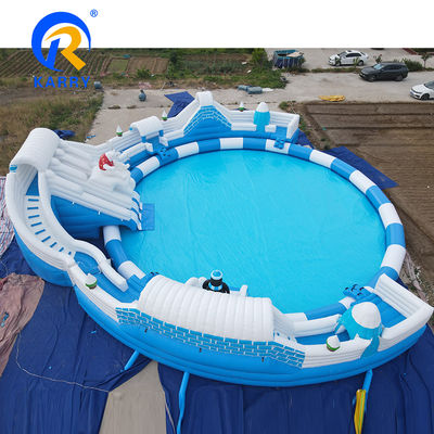 Max Capacity 100-500kg Inflatable Water Park Water Attractions Amusement Park for Party