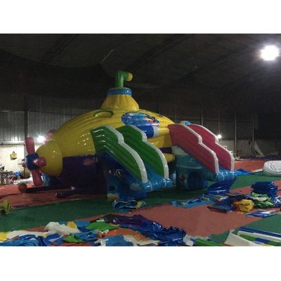Customized Color Castle Dome Inflatable Water Park Submarine Water Mobile Land Park
