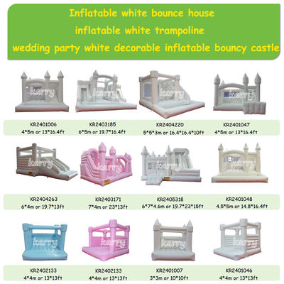 Customize Accepted Inflatable Bouncy Castle Combo Slide for Wedding Party Moonwalk
