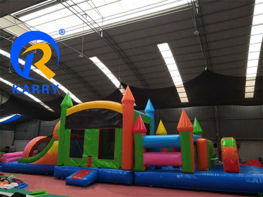 KR-OBS-904-2 Inflatable Obstacle Bouncer Slide Combo for Amusement Park Game