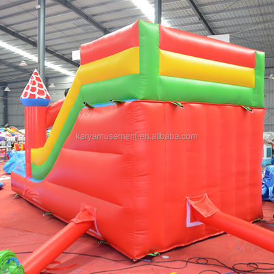 Customer Size 16ft Small Toddler Slide Inflatable Mickey Dry or Wet Slide for Jumpers