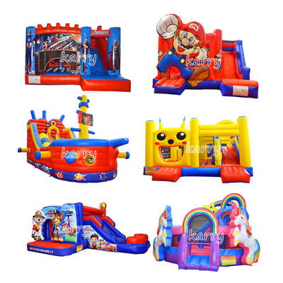 Commercial Inflatable Castle Combo Collection with Blower Repair Kits and Custom Logo
