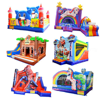Commercial Inflatable Castle Combo Collection with Blower Repair Kits and Custom Logo
