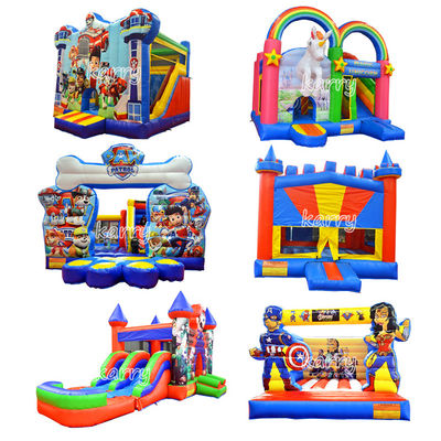 Commercial Inflatable Castle Combo Collection with Blower Repair Kits and Custom Logo