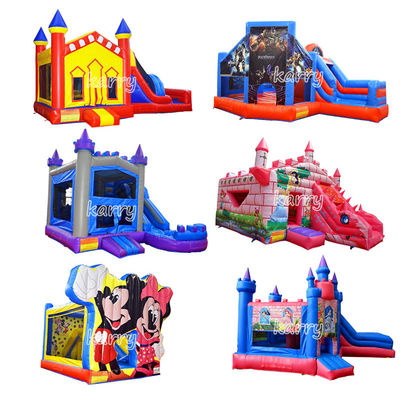 Commercial Inflatable Castle Combo Collection with Blower Repair Kits and Custom Logo