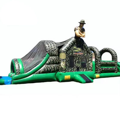 CE/EN71/EN14960 Approved Inflatable Obstacle Course for 0.55mm PVC Tarpaulin Material