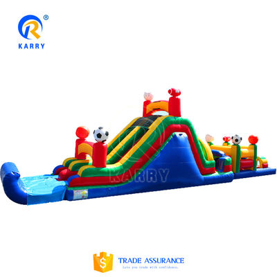 CE/EN71/EN14960 Approved Inflatable Obstacle Course for 0.55mm PVC Tarpaulin Material