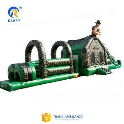 CE/EN71/EN14960 Approved Inflatable Obstacle Course for 0.55mm PVC Tarpaulin Material