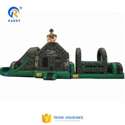 CE/EN71/EN14960 Approved Inflatable Obstacle Course for 0.55mm PVC Tarpaulin Material
