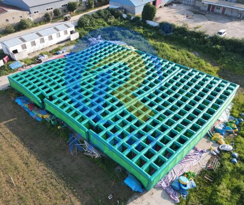 Features PORTABLE 2023 Inflatable Maze Castle Combo for Commercial Large Maze Game