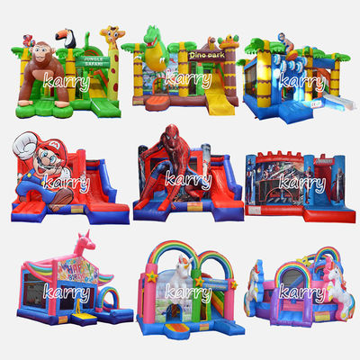 Kids Party Inflatable Bouncer Castle Slide Combo Chateau Gonflable Customized Color
