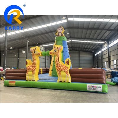 Amusement Park Games Inflatable Climber Bouncy Game with Blower and Customized Color