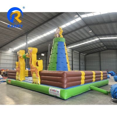 Amusement Park Games Inflatable Climber Bouncy Game with Blower and Customized Color