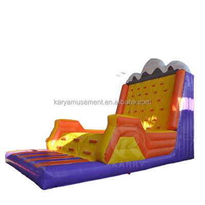 Team Building Games Inflatable Rock Climbing Wall Mountain with Durable PVC Material