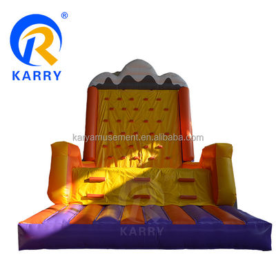 Team Building Games Inflatable Rock Climbing Wall Mountain with Durable PVC Material
