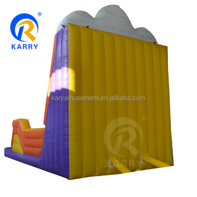 Team Building Games Inflatable Rock Climbing Wall Mountain with Durable PVC Material