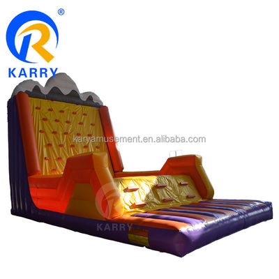 Team Building Games Inflatable Rock Climbing Wall Mountain with Durable PVC Material