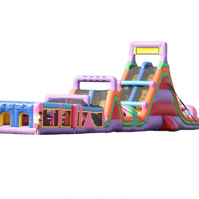 Printed Inflatable Obstacle Course for Rental Ultimate Survivor Challenge