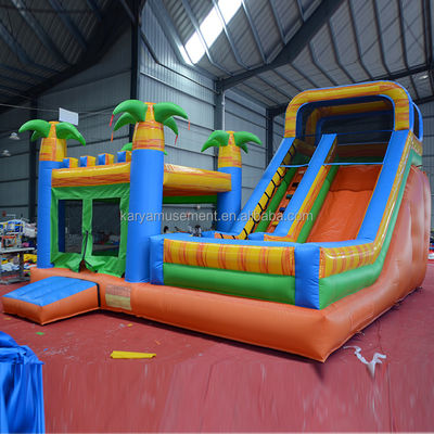 PVC Customized Inflatable Castle Slide Combination for Trendy Theme Bounce House