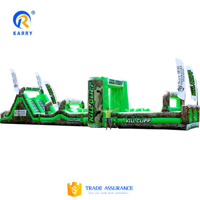 Printed Inflatable Obstacle Course for Rental Ultimate Survivor Challenge