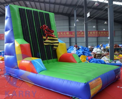 5-10 Passengers Allowed Inflatable PVC Climbing Wall for Outdoor Interactive Games