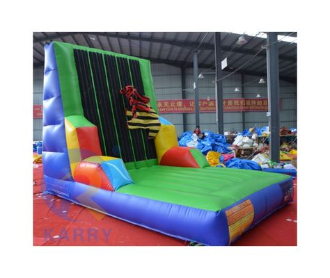 5-10 Passengers Allowed Inflatable PVC Climbing Wall for Outdoor Interactive Games