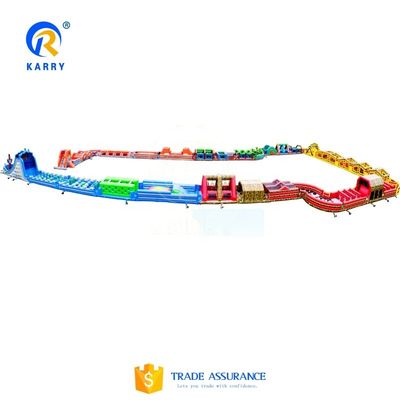 Acceptable OEM Inflatable Ocean Run Theme Obstacle Course for Unisex Challenge Games