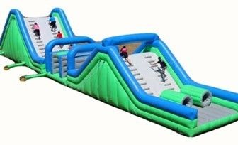 Giant Commercial Inflatable Obstacle Course Bounce House Slide PORTABLE Karry Outdoor