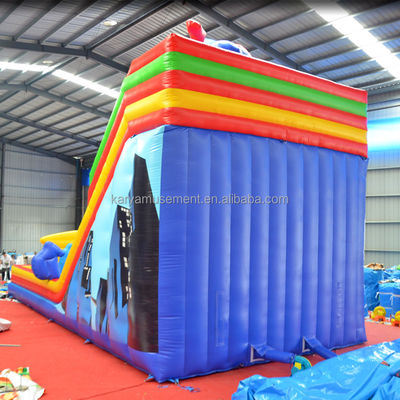 Inflatable Spiderman Bouncer Slide Popular 2-Lane Water Slide for Large Playgrounds