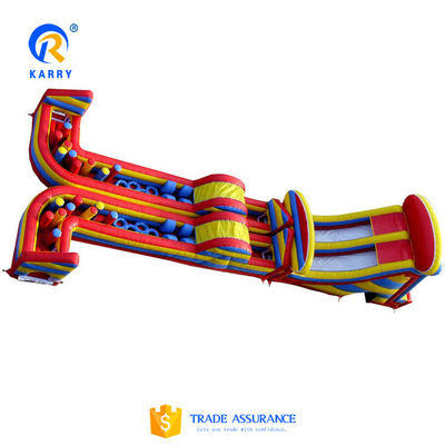 Outdoor Playground Inflatable Obstacle Course Race for Kids and Adults Customized