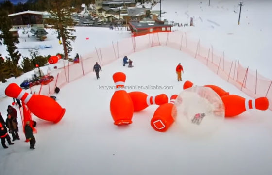 Air Blower Included Inflatable Bowling Game for Family Activities and Team Competitions