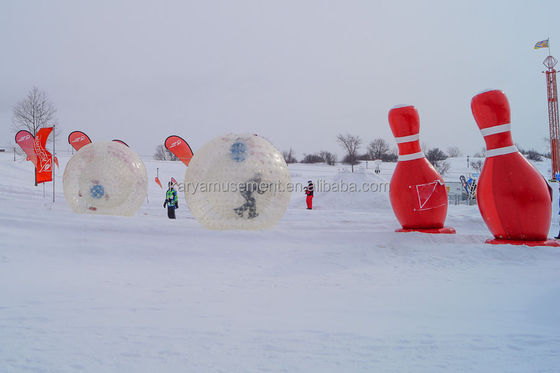 Air Blower Included Inflatable Bowling Game for Family Activities and Team Competitions
