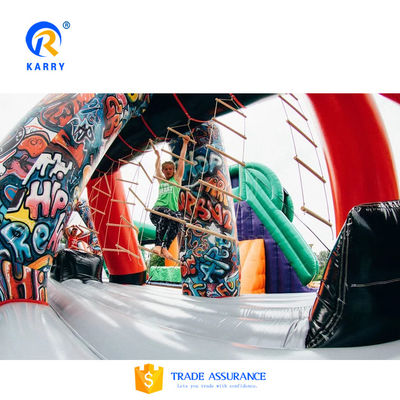 CE Certified Inflatable Breakthrough Obstacle Course for EventsKR-OBS-904-2