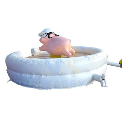 Commercial Interactive Mechanical Pig Inflatable Riding Machine for Carnival Fun