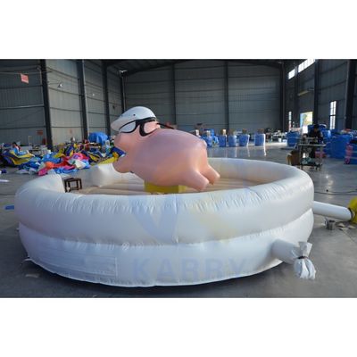 Commercial Interactive Mechanical Pig Inflatable Riding Machine for Carnival Fun