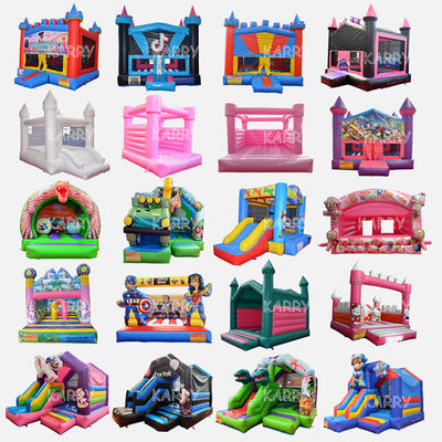 Big Mini Collection Inflatable Bouncy Houses with Slide Repair Kits Included